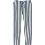 SCHIESSER - Mix+Relax - Loungebroek - Nachtblauw - Lang - Geweven Stof - Biologisch Katoen