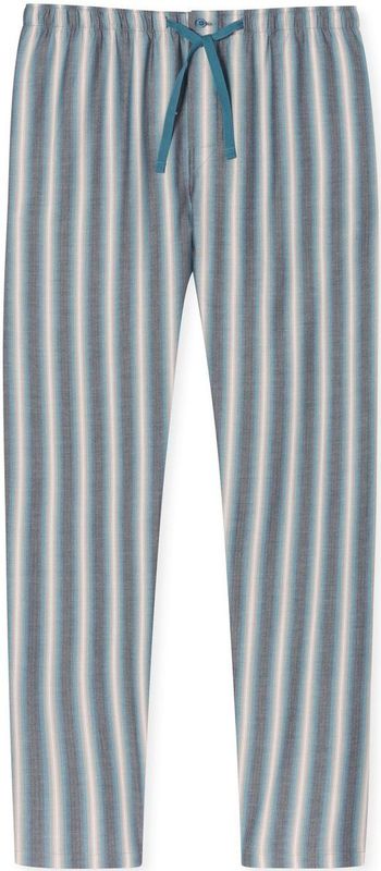 SCHIESSER - Mix+Relax - Loungebroek - Nachtblauw - Lang - Geweven Stof - Biologisch Katoen