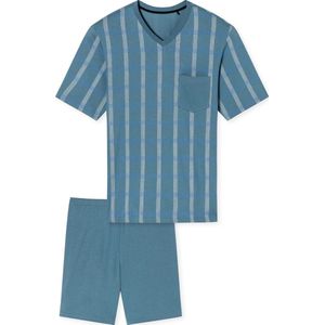 Schiesser - Comfort Nightwear - Pyjama - Grey Blue