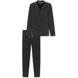 Schiesser - Fine Interlock - Pyjama - Nachtblauw - Katoen 100%