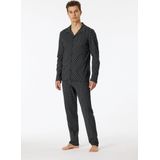 Schiesser - Fine Interlock - Pyjama - Nachtblauw - Katoen 100%