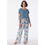 SCHIESSER - Mix+Relax - Loungebroek - Multicolour - Lang - Viscose - Bloemenprint