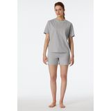 SCHIESSER - Casual Nightwear - Pyjama - Donkergrijs - Katoen