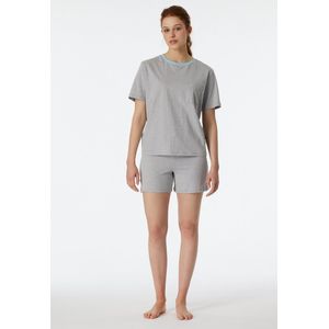 SCHIESSER - Casual Nightwear - Pyjama - Donkergrijs - Katoen