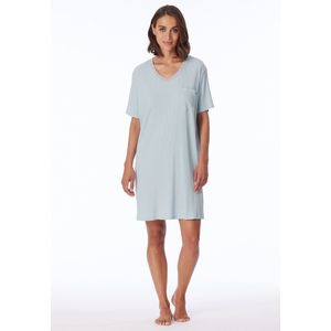 SCHIESSER - Casual Nightwear - Slaapshirt - Bluebird - Korte Mouw