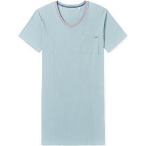 SCHIESSER - Casual Nightwear - T-shirt - Bluebird - Dames Slaapshirt Korte Mouw