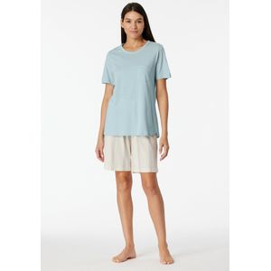 SCHIESSER - Comfort Nightwear - Shortama - Bluebird - Katoen met Modal