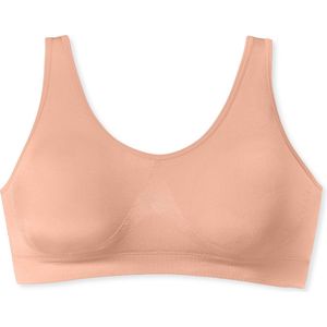 SCHIESSER - Casual Seamless - Dames Bustier - Perzik - Naadloos - Verwijderbare Pads