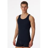 Schiesser - Essentials - Onderhemd - Wit - 2-Pack - Fijnrib Kwaliteit