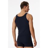 Schiesser - Essentials - Onderhemd - Wit - 2-Pack - Fijnrib Kwaliteit