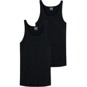 Schiesser - Original Classics - Thermoshirts - Zwart - 100% Katoen - 2-Pack