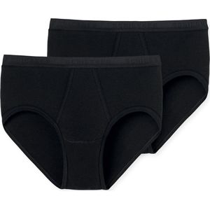 Schiesser - Slip Original Classics - Set van 2 - Zwart - 100% Katoen