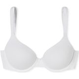 Schiesser - Unique Micro - BH - Wit - Beugel, Glijdende Cups, 720° Stretch, Hoge Ondersteuning