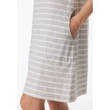 Schiesser - Casual Essentials - Nachtjapon - Silver Grey Melange - 100% Katoen