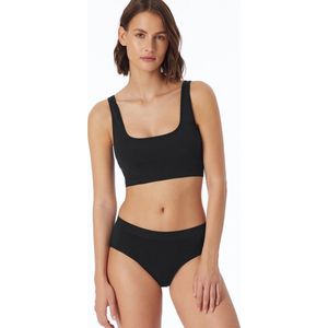 Schiesser - Casual Seamless - Sport BH - Black - 95% Polyamide, 5% Elastaan