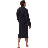 Schiesser - 181536 Feather Terry - Badjas - Antraciet - Katoen/Polyester