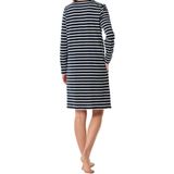 Schiesser - 181745 Casual Essentials - Nachtjapon - Nachtblauw - 100% Katoen