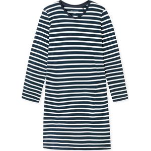 Schiesser - 181745 Casual Essentials - Nachtjapon - Nachtblauw - 100% Katoen