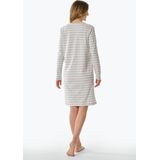 Schiesser Nachtjapon Casual Essentials Silver Grey Melange