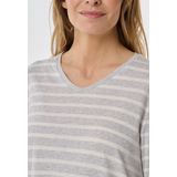 Schiesser Nachtjapon Casual Essentials Silver Grey Melange