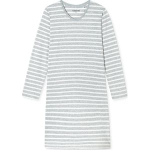 Schiesser - Casual Essentials - Nachtjapon - Silver Grey Melange - 100% Katoen