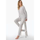 Schiesser - 181746 Casual Essentials - Damespyjama - Zilvergrijs Gemêleerd