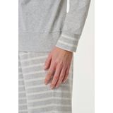 Schiesser - 181746 Casual Essentials - Damespyjama - Zilvergrijs Gemêleerd