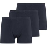 Schiesser - Uncover - Onderbroek - Donkerblauw - 3PACK van rekbare single jersey 95% katoen en 5% elastaan