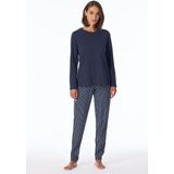 SCHIESSER - UNCOVER Nightwear - Pyjama - Donkerblauw - 2-delig