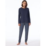 SCHIESSER - UNCOVER Nightwear - Pyjama - Donkerblauw - 2-delig