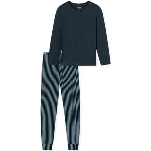 SCHIESSER - UNCOVER Nightwear - Pyjama - Donkerblauw - 2-delig