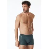 Schiesser - Slipje - Blauw - Comfort Fit - Met Contraststrepen Opzij