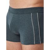 Schiesser - Slipje - Blauw - Comfort Fit - Met Contraststrepen Opzij