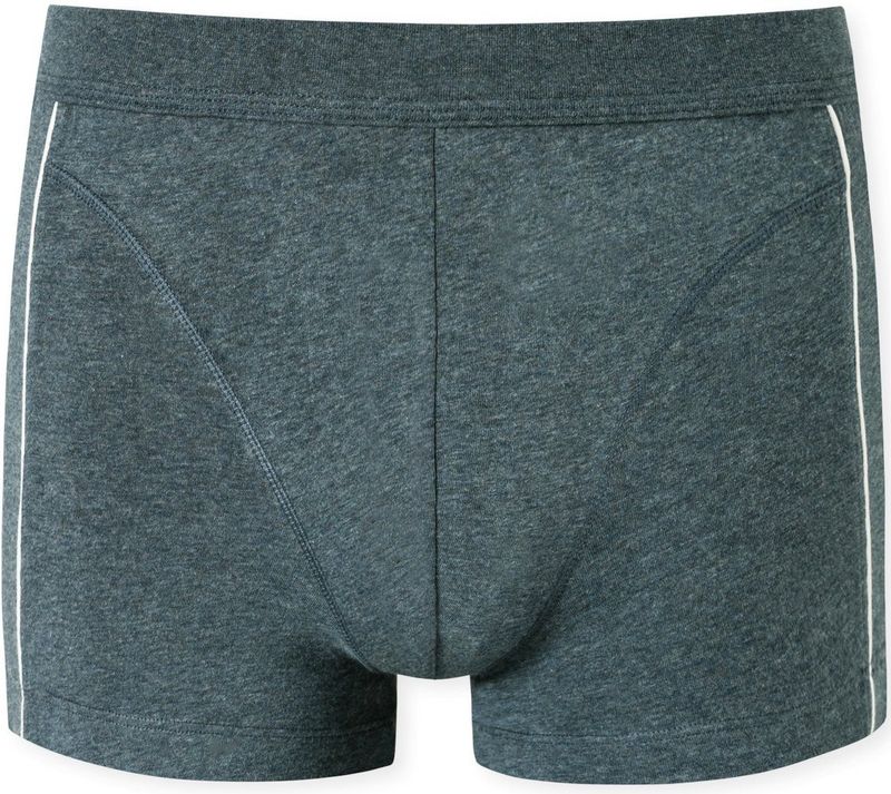 Schiesser - Slipje - Blauw - Comfort Fit - Met Contraststrepen Opzij