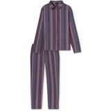 Lange Pyjamaset - Katoenmix - Knoopsluiting - Moderne Nachtkleding