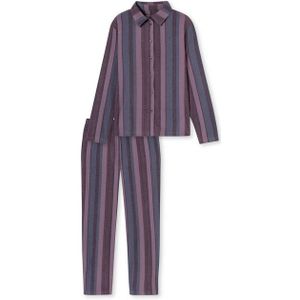 Lange Pyjamaset - Katoenmix - Knoopsluiting - Moderne Nachtkleding
