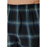 Schiesser - Boxershorts - Donkerbruin en Ruitjespatroon - 2PACK