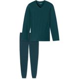 Schiesser - 181922 - Pyjama - Petrol - Katoen