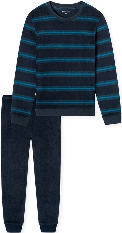 Schiesser - Casual Nightwear 181932 - Pyjama - Petrol