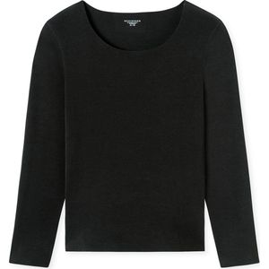 Schiesser Invisible Soft Warming Longsleeve Dames Ondershirt - zwart