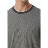 Schiesser - Comfort Essentials - Pyjama - Antraciet - 100% Katoen