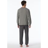 Schiesser - Comfort Essentials - Pyjama - Antraciet - 100% Katoen