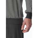 Schiesser - Comfort Essentials - Pyjama - Antraciet - 100% Katoen