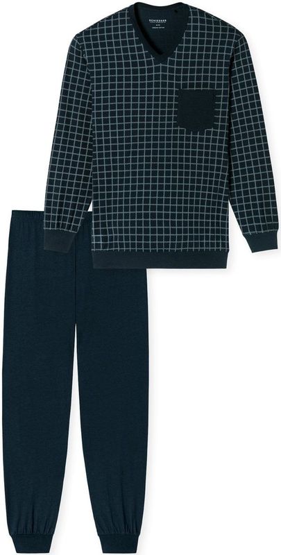 Schiesser - Comfort Nightwear - Pyjama - Jeans Blue