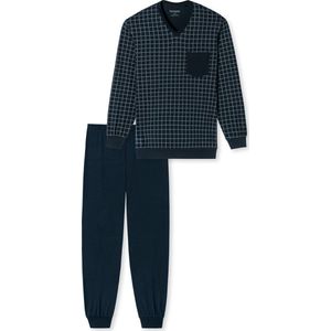 Schiesser - Comfort Nightwear - Pyjama - Jeans Blue - Katoen