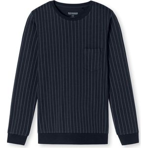 Schiesser - Pyjama - Donkerblauw - Katoen