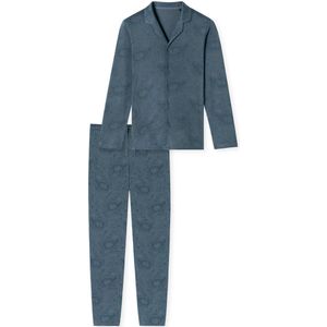 Schiesser - Casual Essentials - Pyjama - Jeans Blue - Katoen 100%