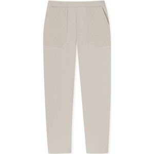 Schiesser Dames slaapbroek lang katoen - Mix + Relax, Beige_182064, 38