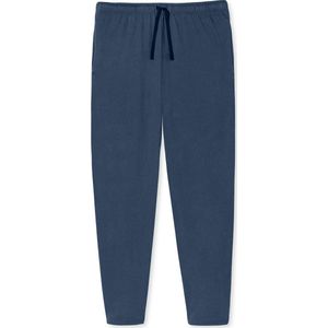 Schiesser Lange pyjamabroek voor heren van biologisch katoen - Mix + Relax Royal_182185, 56, Royal_182185