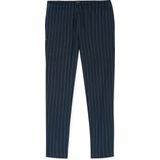 Schiesser - Lange Pyjamabroek - Nachtblauw - Biologisch Katoen